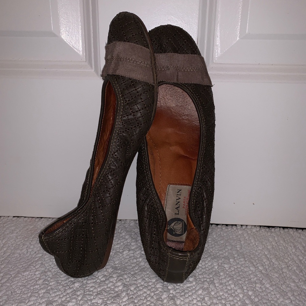 lanvin paris ballet flats.